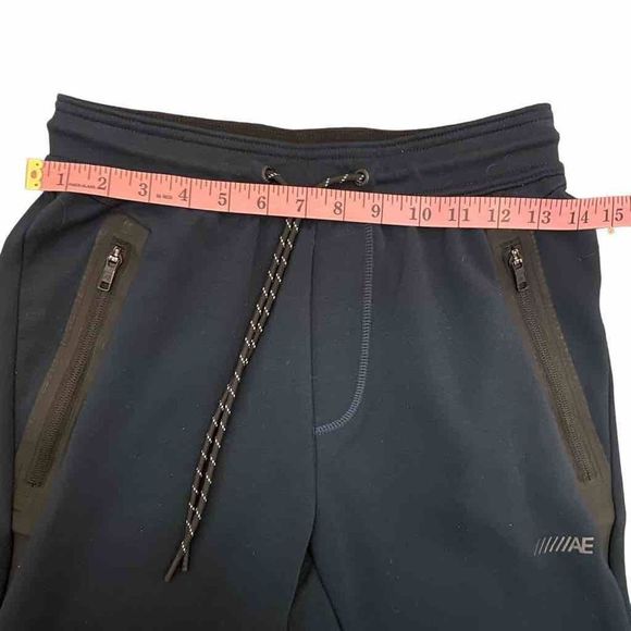 AE Mens Fleece Navy Jogger Pockets XS - Picture 6 of 8